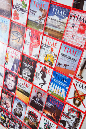 New York - MARCH 7, 2017: Time Magazine on March 7 in New York,のeditorial素材