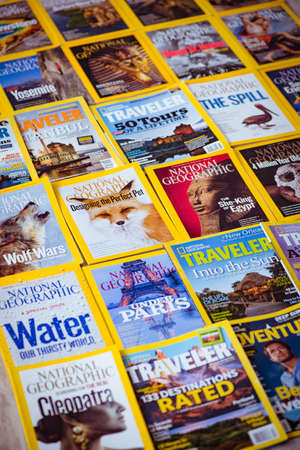 New York - MARCH 7, 2017: National Geographic on March 7 in Newのeditorial素材