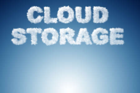 Cloud computing storage in IT concept