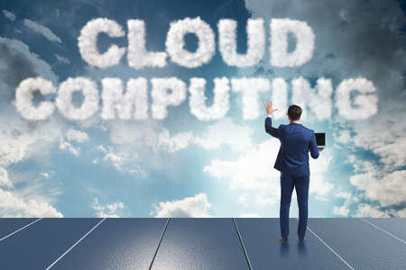 Cloud computing storage in IT conceptの写真素材