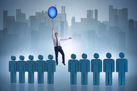 Man successful among his peer group