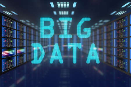 Big data modern computing conceptの写真素材