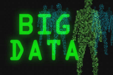 Big data modern computing conceptの写真素材