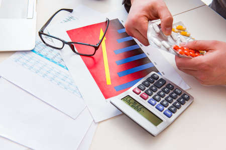 Finance analyst feeling sick due to bad results