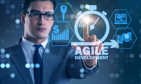 Concept of agile software developmentの写真素材