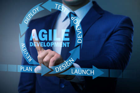 Concept of agile software developmentの写真素材