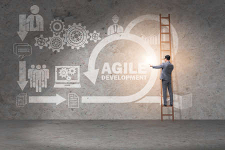 Concept of agile software developmentの写真素材