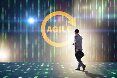 Concept of agile software developmentの写真素材