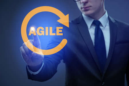 Concept of agile software developmentの写真素材