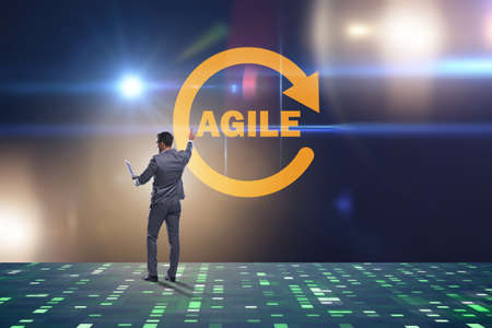 Concept of agile software developmentの写真素材