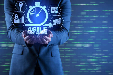 Concept of agile software developmentの写真素材