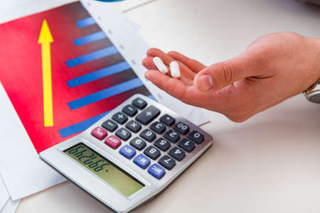 Finance analyst feeling sick due to bad results