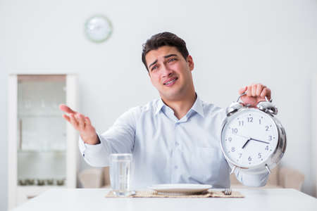 Concept of slow service in restaurantsの写真素材
