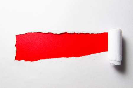 Torn paper with blank space for your messageの写真素材