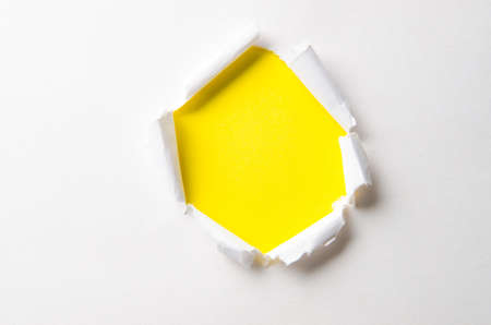 Torn paper with blank space for your messageの写真素材