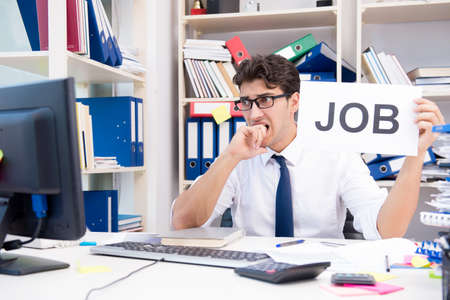 Businessman hiring new employees to cope with increased workloadの写真素材