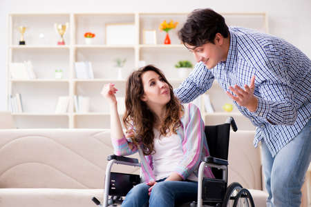 Young family taking care of each otherの写真素材