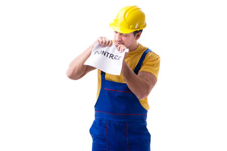 Worker not happy with his employment contract