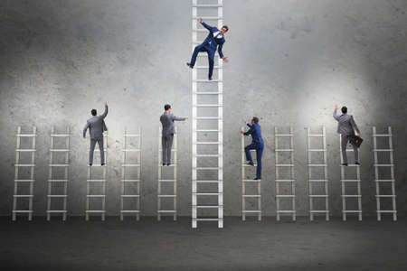 Employee being fired and falling from career ladder