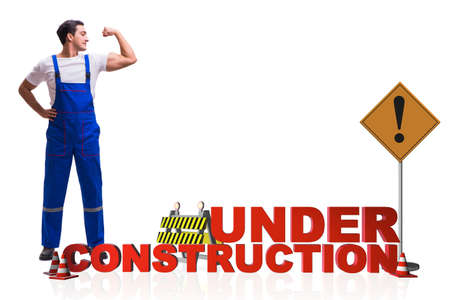 Concept of under construction for your webpageの写真素材