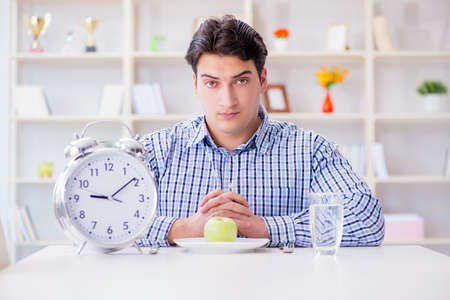 Concept of slow service in the restaurantの写真素材