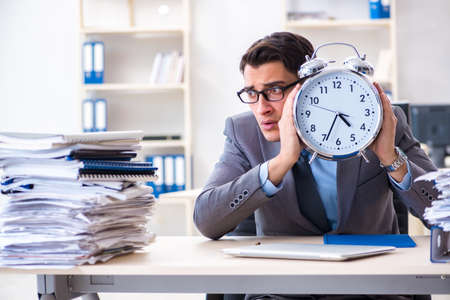 Employee failing to meet tax reporting deadlinesの写真素材