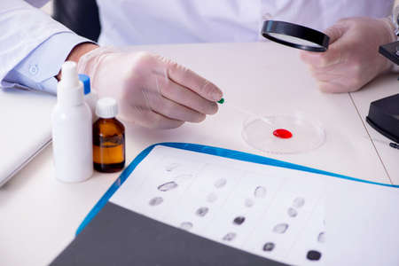 Drug synthesis lab experimentnig with pills