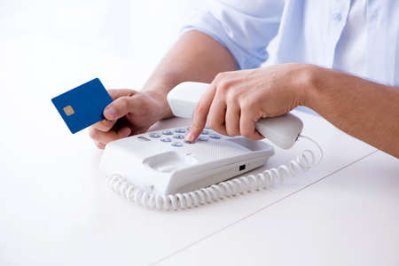 Concept on online payments with credit cardの写真素材