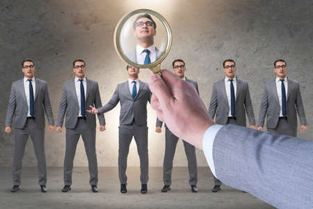 Recruitment and employment concept with selected employeeの写真素材