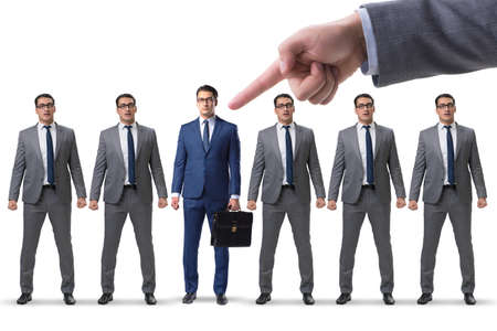 Recruitment and employment concept with selected employeeの写真素材