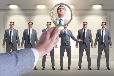 Recruitment and employment concept with selected employeeの写真素材