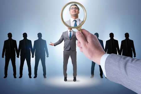 Recruitment and employment concept with selected employeeの写真素材