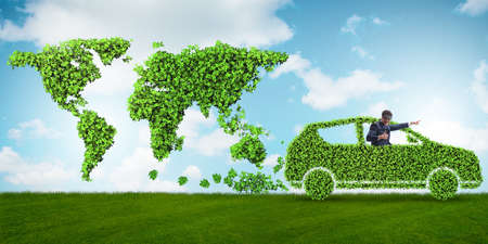 Concept of clean fuel and eco friendly cars