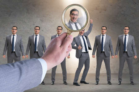 Recruitment and employment concept with selected employeeの写真素材