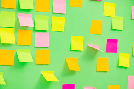 Many reminders in business concept