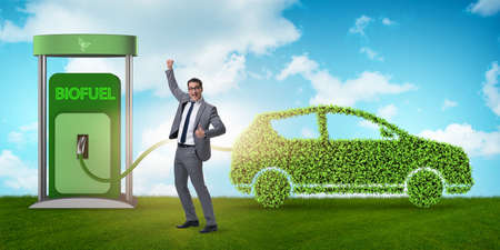 Concept of bio fuel and ecology preservationの写真素材