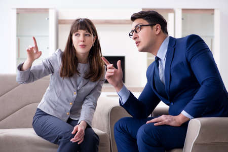 Mortgage agreement is being signedの写真素材