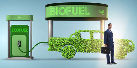 Concept of bio fuel and ecology preservationの写真素材