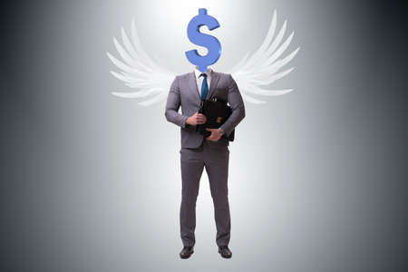 Angel investor in start-up conceptの写真素材