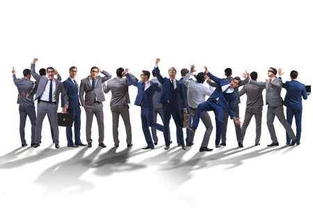 Many business people in cooperation conceptの写真素材