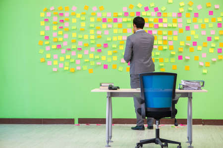 Businessman with many conflicting priorities