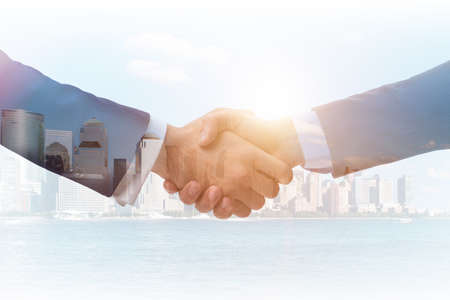 Concept of cooperation with handshake