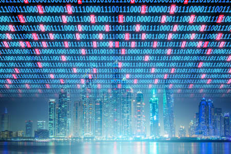 Concept of modern digital city and innovation