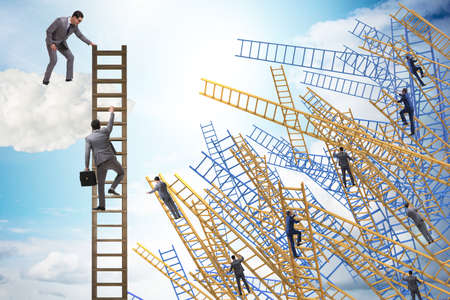 Concept of mentorship in business and career progressionの写真素材