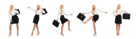 Woman businesswoman in business conceptの写真素材