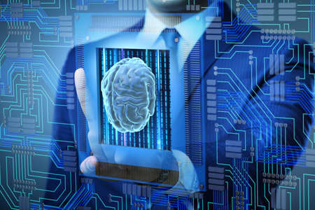 Cognitive computing concept as modern technology