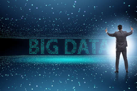 Big data concept with data mining analystの写真素材