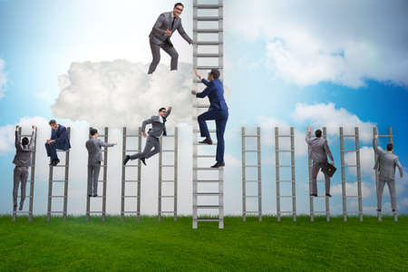 Concept of mentorship in business and career progressionの写真素材