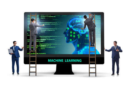 Machine learning concept as modern technology