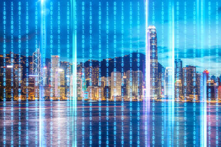 Concept of modern digital city and innovation